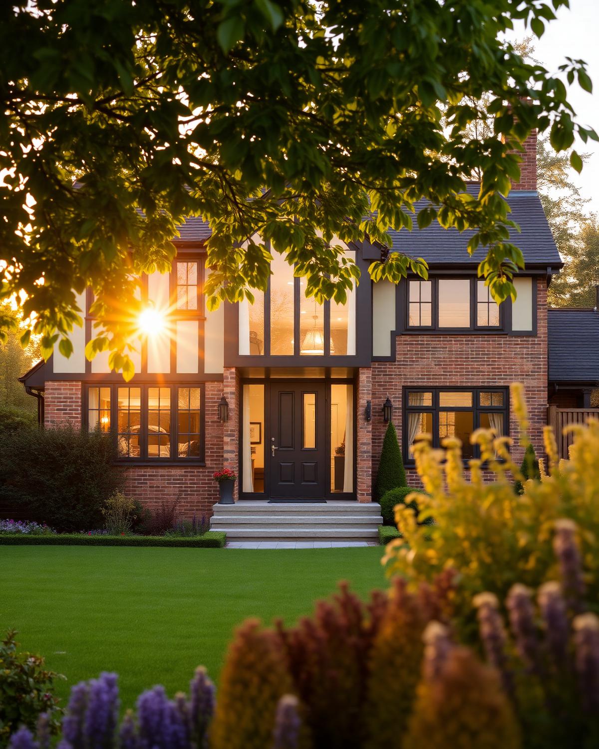 Premium Essex home at golden hour